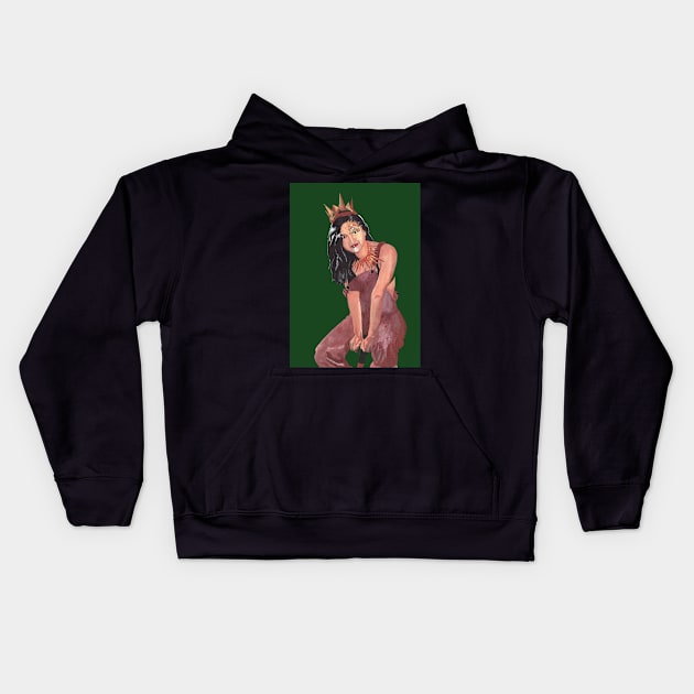 shy glamour Kids Hoodie by Mikexkish